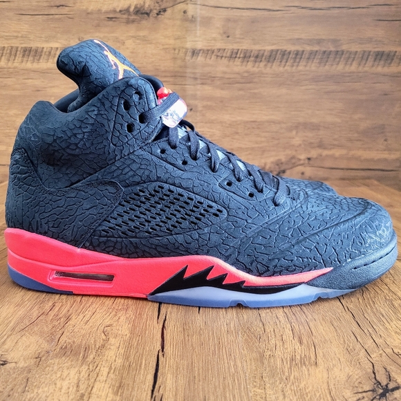 Nike Air Jordan 5 Retro 3Lab5 Infrared 2013 #599581 010 Men's Size 12 New - Picture 2 of 12
